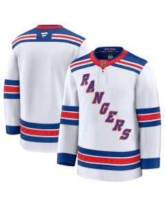 Men's New York Rangers Blank White 2024-25 Away Stitched Hockey Jersey