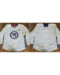Men's New York Rangers Blank White Stitched Jersey