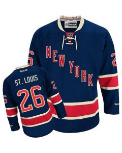 Men's New York Rangers Custom Navy Blue Stitched Jersey