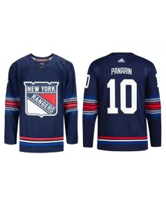Men's New York Rangers Custom Navy Stitched Jersey (Navy)