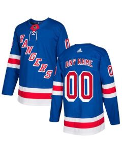 Men's New York Rangers Personalized Authentic Royal Blue Home Stitched NHL Jersey