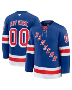Men's New York Rangers Royal Home Premium Custom Jersey