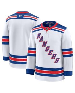 Men's New York Rangers White Away Premium Jersey