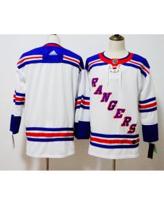 Men's New York Rangers White Stitched NHL Jersey
