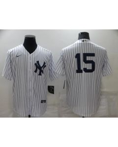 Men's New York Yankees #15 Thurman Munson White Cool Base Stitched Baseball Jersey