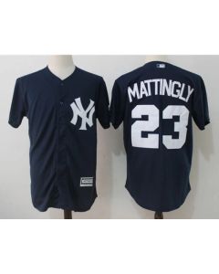 Men's New York Yankees #23 Don Mattingly Black Cool Base Stitched Jersey