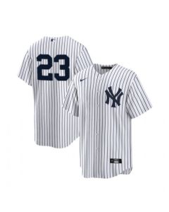 Men's New York Yankees #23 Don Mattingly White Cool Base Stitched Baseball Jersey (White)