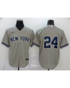 Men's New York Yankees #24 Gary Sanchez Grey Cool Base Stitched MLB Jersey