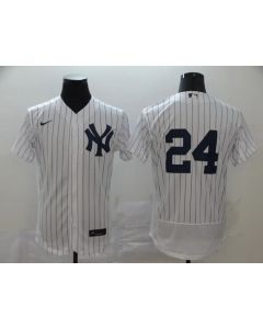 Men's New York Yankees #24 Gary Sanchez White Flex Base Stitched MLB Jersey