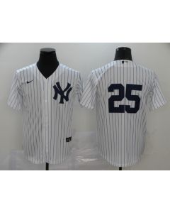Men's New York Yankees #25 Gleyber Torres White Flex Base Stitched MLB Jersey