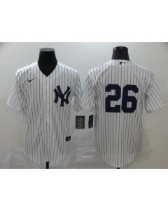 Men's New York Yankees #26 DJ LeMahieu White Cool Base Stitched MLB Jersey (White)
