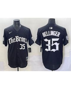 Men's New York Yankees #35 Cody Bellinger Black "Gothic Legacy Edition" Vapor Premier Limited Stitched Baseball Jersey (Black)