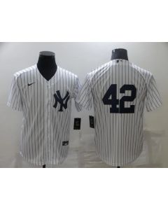 Men's New York Yankees #42 Mariano Rivera White Cool Base Stitched Baseball Jersey (Style 2)