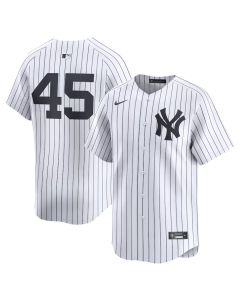 Men's New York Yankees #45 Gerrit Cole White Home Limited Player Jersey (Style 2)