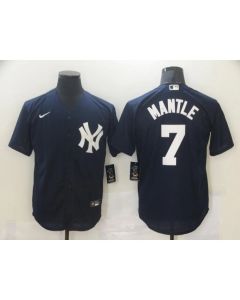 Men's New York Yankees #7 Mickey Mantle Navy Cool Base Stitched Jersey (Navy)