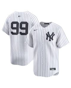 Men's New York Yankees #99 Aaron Judge White Home Limited Player Jersey (White)