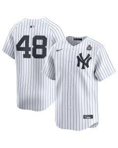 Men's New York Yankees Anthony Rizzo White 2024 World Series Limited Player Jersey