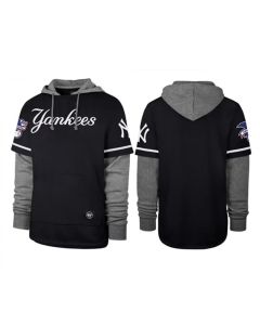 Men's New York Yankees Black/Grey Pullover Hoodie