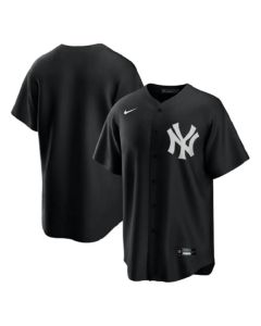 Men's New York Yankees Blank 2021 Black Cool Base Stitched Baseball Jersey