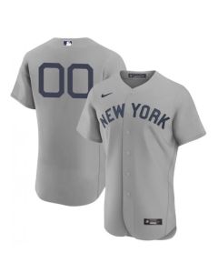 Men's New York Yankees Grey ACTIVE PLAYER Custom 2021 Grey Field of Dreams Flex Base Stitched Baseball Jersey