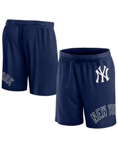 Men's New York Yankees Navy Clincher Mesh Shorts