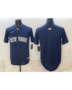 Men's New York Yankees Navy Limited Stitched Baseball Jersey