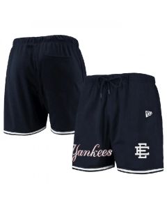 Men's New York Yankees Navy Mesh Shorts 001