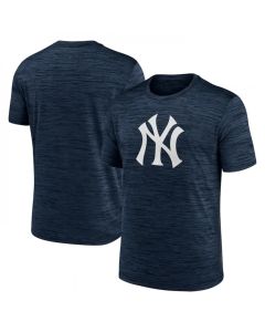 Men's New York Yankees Navy Team Logo Velocity Performance T-Shirt