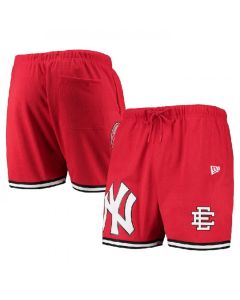 Men's New York Yankees Red Mesh Shorts