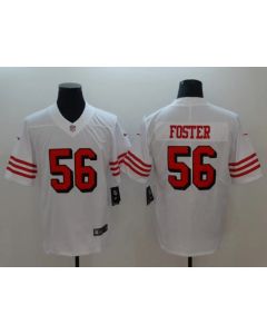 Men's NFL San Francisco 49ers #56 Reuben Foster White Untouchable Limited Stitched Jersey
