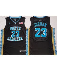 Men's North Carolina Tar Heels #23 Michael Jordan Black Stitched Jersey