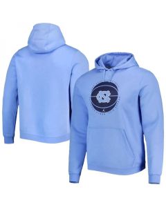 Men's North Carolina Tar Heels Blue Basketball Pullover Hoodie