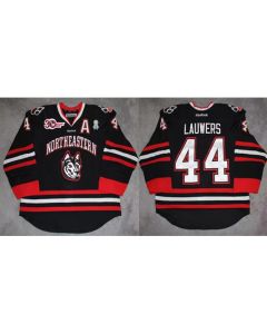 Men's Northern Illinois Huskies Custom Black Stitched Jersey