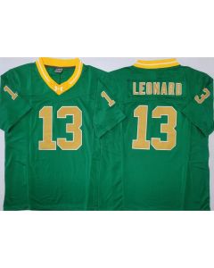 Men's Notre Dame Fighting Irish #13 Riley Leonard Green Stitched Jersey (Style 3)