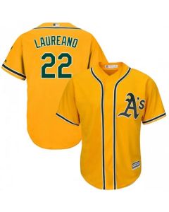Men's Oakland Athletics #22 Ramon Laureano Yellow Stitched MLB Jersey