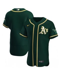 Men's Oakland Athletics Customized Stitched MLB Jersey (Style 2)