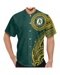 Men's Oakland Athletics Green Baseball Jersey