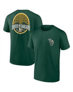 Men's Oakland Athletics Green Iconic Bring It T-Shirt