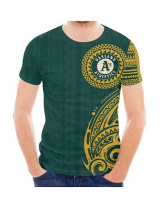 Men's Oakland Athletics Green T-Shirt