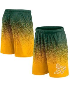 Men's Oakland Athletics Green/Yellow Ombre Shorts
