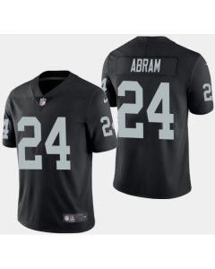 Men's Oakland Raiders #24 Johnathan Abram Black Vapor Untouchable Limited NFL Stitched Jersey