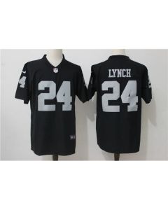 Men's Oakland Raiders #24 Marshawn Lynch Black Vapor Untouchable Limited Stitched NFL Jersey