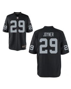 Men's Oakland Raiders #29 LaMarcus Joyner Black Limited NFL Stitched Jersey
