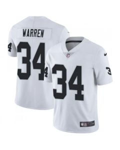 Men's Oakland Raiders #34 Chris Warren White Vapor Untouchable Limited NFL Stitched Jersey