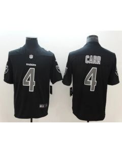 Men's Oakland Raiders #4 Derek Carr Black 2018 Impact Limited Stitched NFL Jersey