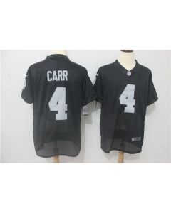 Men's Oakland Raiders #4 Derek Carr Black Vapor Untouchable Elite Stitched NFL Jersey