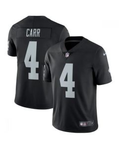 Men's Oakland Raiders #4 Derek Carr Black Vapor Untouchable Limited Stitched NFL Jersey