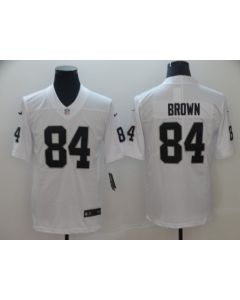 Men's Oakland Raiders #84 Antonio Brown White Vapor Untouchable Limited Stitched NFL Jersey