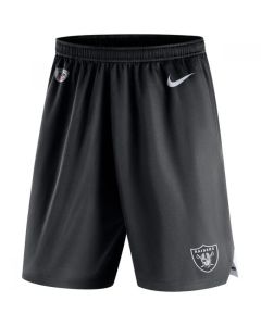 Men's Oakland Raiders Black Knit Performance Shorts