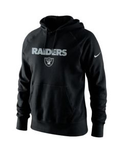 Men's Oakland Raiders Black Lockup Pullover Hoodie